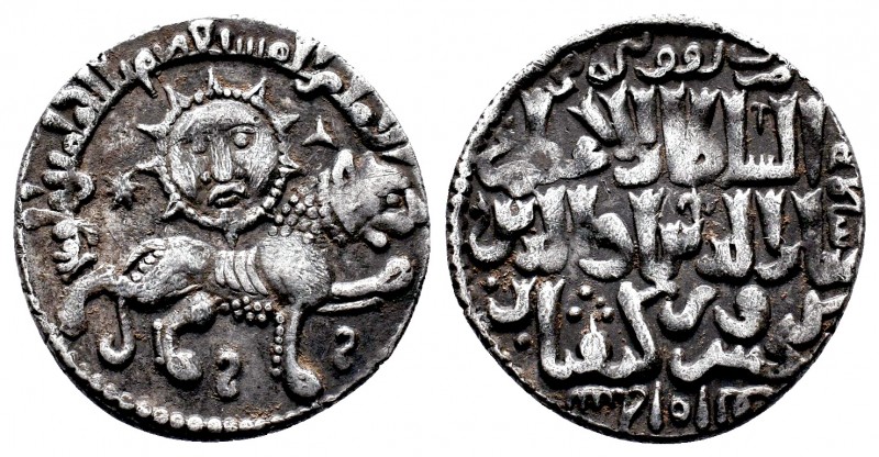 SELJUQ OF RUM.Kaykhusraw II,(1236-1245 AD).AR Dirham.Lion advancing right; facin...