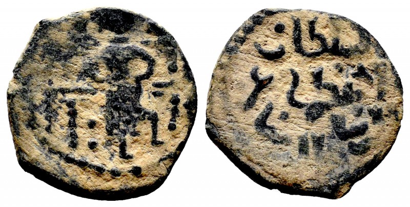 SELJUQ OF RUM.Kayka'us II, 2nd reign, (1257-1261AD). AE Fals, NM & ND.enthroned ...