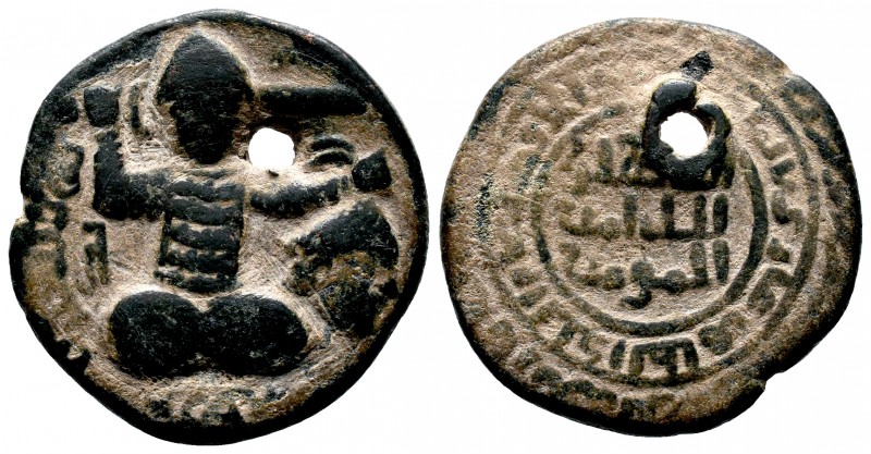 ARTUQIDS of MARDIN. Husam al-Din Yuluq Arslan.( AD 1184-1200 ).AE Dirham.(Mardin...