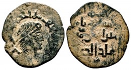 ZANGIDS. Al-Malik al-Salih Isma'il. (AD 1173-1181).AE Fals. Halab mint.571 AH.Album 1854.1
Condition: Very Fine

Weight: 4.3 gr
Diameter:26 mm