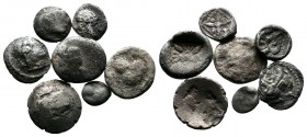 Lot of 7 Silver obols,
Condition: Very Fine

Weight: lot
Diameter: