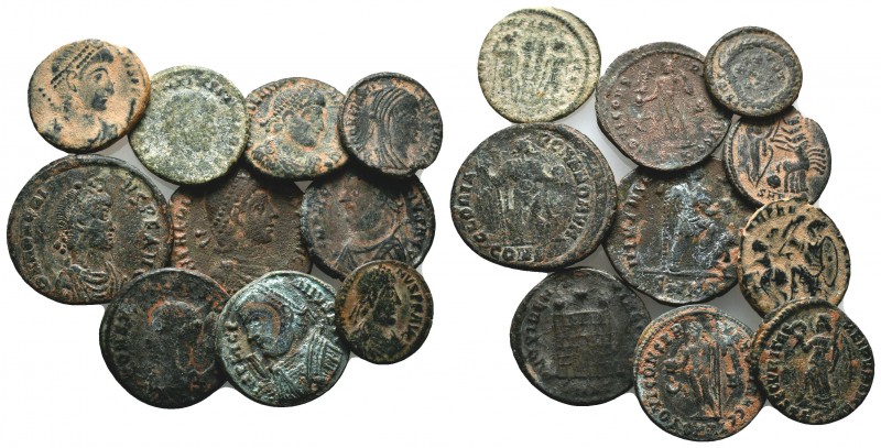 Lot of 10 Roman Coins,
Condition: Very Fine

Weight: lot
Diameter: