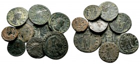 Lot of 9 Roman Coins,
Condition: Very Fine

Weight: lot
Diameter: