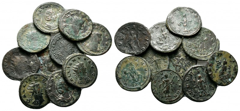 Lot of 10 Roman Coins,
Condition: Very Fine

Weight: lot
Diameter: