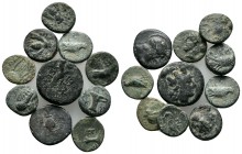 Lot of 10 Greek Coins,
Condition: Very Fine

Weight: lot
Diameter: