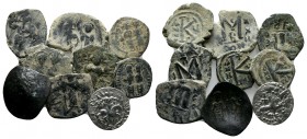 Lot of 9 Byzantine Coins
Condition: Very Fine

Weight: lot
Diameter: