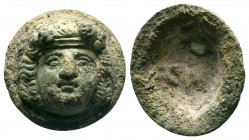 Ancient Roman Bronze Applique, 1st - 2nd Century A.D
Condition: Very Fine

Weight: 42 gr
Diameter:35 mm

Provenance: Property of a Dutch gentleman