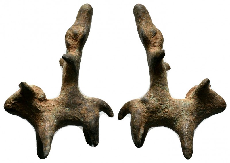 Archaic Period Bull Statue, 6th -2nd C. BC.
Condition: Very Fine

Weight: 35.5 g...