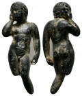 Ancient Roman bronze Naked Statue, 1st - 2nd Century A.D
Condition: Very Fine

Weight: 81.2 gr
Diameter:71 mm

Provenance: Property of a Dutch gentlem...