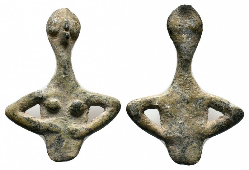 Bronze age Lead Female Idol, ca. 13th-11th century BC
Condition: Very Fine

Weig...
