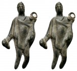 Ancient Roman Bronze Statue, 1st - 2nd Century A.D
Condition: Very Fine

Weight: 26.0 gr
Diameter:48 mm

Provenance: Property of a Dutch gentleman