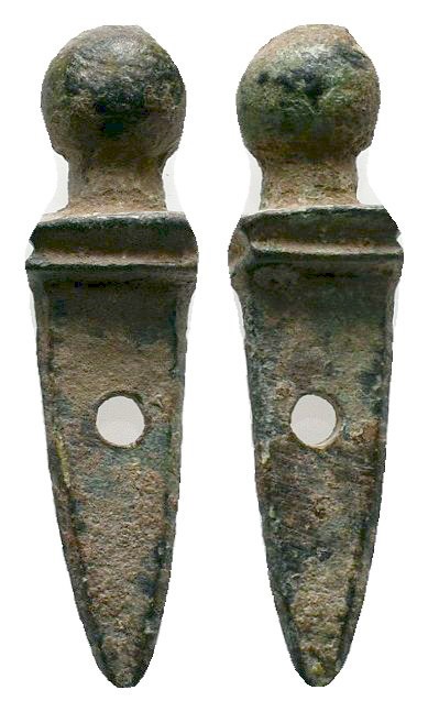 Ancient Roman Bronze Gladius / Sword Pendant - Military Amulet, 1st - 2nd Centur...