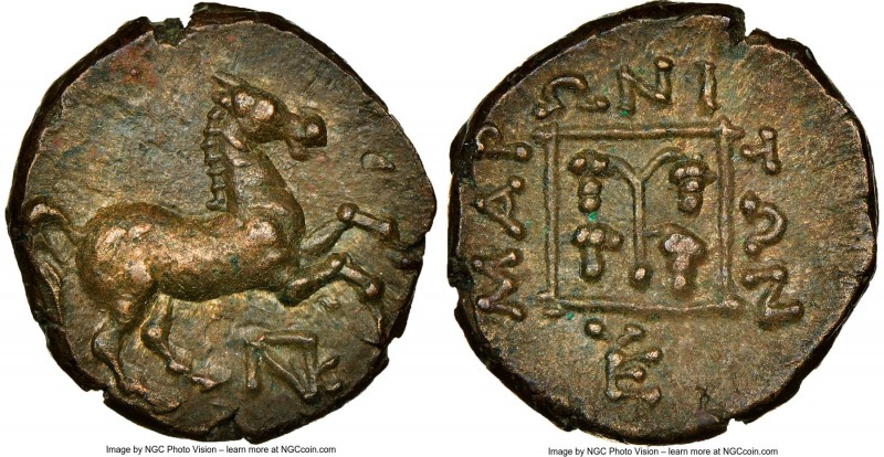 THRACE. Maroneia. 4th century BC. AE (13mm, 3.34 gm, 11h). NGC Choice AU S 5/5 -...