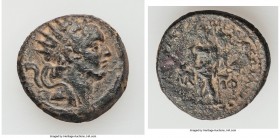 SELEUCID KINGDOM. Antiochus IV Epiphanes (175-164 BC). AE (21mm, 7.42 gm, 12h). VF. Quasi-Municipal Coinage. Berytus mint, Ca. 169-164 BC. Diademed, r...