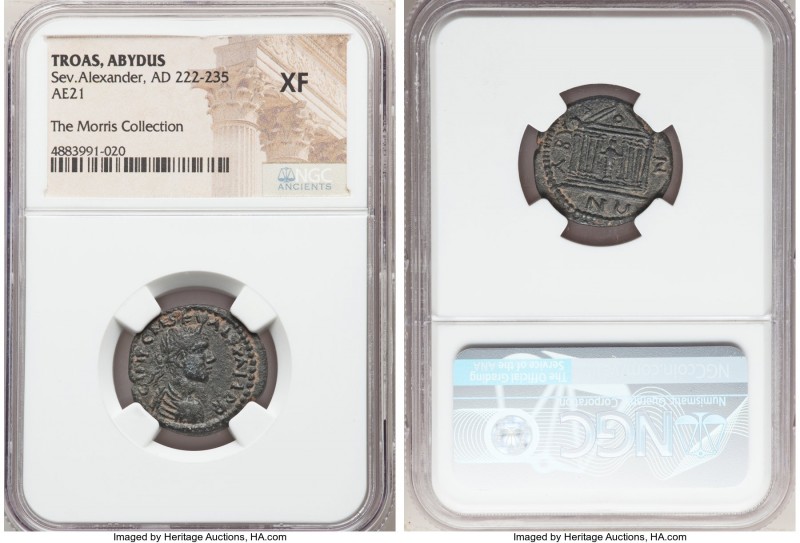 TROAS. Abydus. Severus Alexander (AD 222-235). AE (21mm, 7h). NGC XF. C IMP C M ...