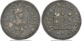PAMPHYLIA. Perge. Saloninus, as Caesar (AD 258-260). AE 10-assaria (32mm, 12h). NGC XF. ΠO ΛIK CAΛΩN OYAΛЄPIANO CЄB, laureate head of Saloninus right;...