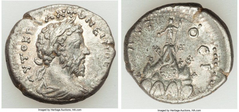 CAPPADOCIA. Caesarea. Marcus Aurelius (AD 161-180). AR didrachm (22mm, 7.20 gm, ...
