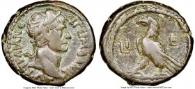 EGYPT. Alexandria. Trajan (AD 98-117). BI tetradrachm (26mm, 13.71 gm, 12h). NGC VF 5/5 - 4/5. Dated Regnal Year 15 (AD 111/2). AVT TPAIAN C-ЄB ΓEP ΔA...