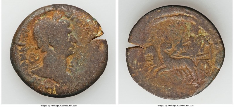 EGYPT. Alexandria. Trajan (AD 98-117). AE drachm (33mm, 14.43 gm, 1h). Fine. Unc...
