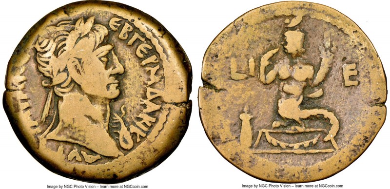 EGYPT. Alexandria. Trajan (AD 98-117). AE drachm (33mm, 19.50 gm, 11h). NGC Choi...