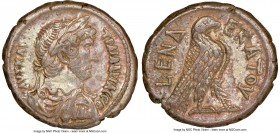 EGYPT. Alexandria. Hadrian (AD 117-138). BI tetradrachm (26mm, 13.05 gm, 12h). NGC XF 5/5 - 4/5. Dated Regnal Year 11 (AD 126/7). ΑVΤ ΚΑΙ-ΤΡΑI ΑΔΡΙΑ С...