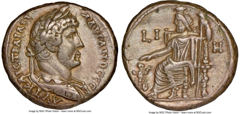 EGYPT. Alexandria. Hadrian (AD 117-138). BI tetradrachm (26mm, 13.40 gm, 10h). N...