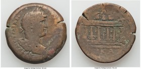 EGYPT. Alexandria. Hadrian (AD 117-138). AE drachm (33mm, 22.76 gm, 12h). Fine. Dated Regnal Year 21 (AD 136/7). Laureate, draped and cuirassed bust o...