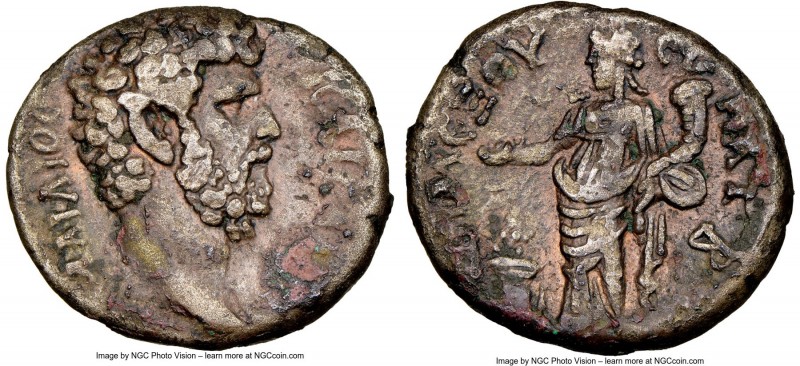 EGYPT. Alexandria. Aelius Caesar (AD 136-138). BI tetradrachm (24mm, 11h). NGC V...