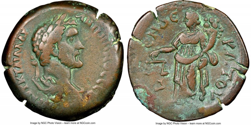 EGYPT. Alexandria. Antoninus Pius (AD 138-161). AE drachm (33mm, 12h). NGC Choic...