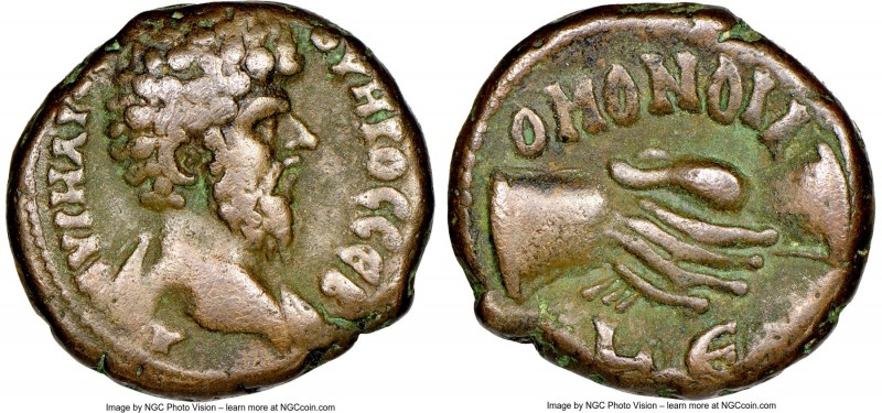 EGYPT. Alexandria. Lucius Verus (AD 161-169). BI tetradrachm (22mm, 12.14 gm, 12...