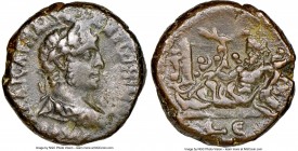 EGYPT. Alexandria. Elagabalus (AD 218-222). BI tetradrachm (22mm, 12.72 gm, 11h). NGC Choice VF 4/5 - 4/5. Dated Regnal Year 5 (AD 221/2). A KAICAP MA...