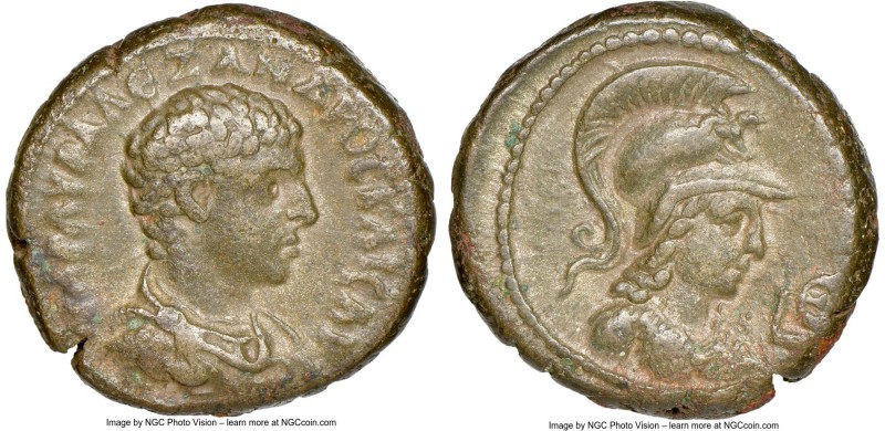 EGYPT. Alexandria. Severus Alexander, as Caesar (AD 222). BI tetradrachm (24mm, ...