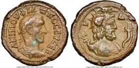 EGYPT. Alexandria. Philip I (AD 244-249). BI tetradrachm (22mm, 11.61 gm, 11h). NGC Choice VF 5/5 - 3/5. Dated Regnal Year 4 (AD 246/7). A K M IOV ΦIΛ...