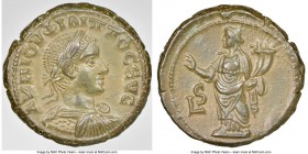 EGYPT. Alexandria. Philip II, as Augustus (AD 247-249). BI tetradrachm (23mm, 11h). NGC AU S. Dated Regnal Year 6 of Philip I (AD 248/249). A K M IOV ...