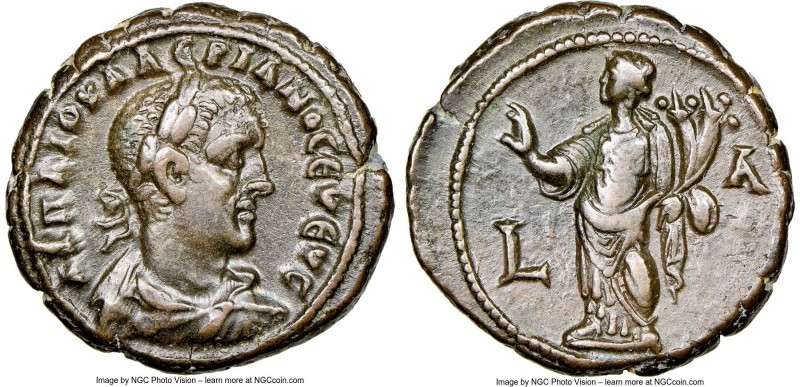 EGYPT. Alexandria. Valerian I (AD 253-260). BI tetradrachm (24mm, 11.09 gm, 11h)...