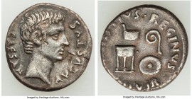 Augustus (27 BC-AD 14). AR denarius (18mm, 3.77 gm, 4h). XF. Rome, 13 BC, C. Antistius Reginus, moneyer. CAESAR AVGVSTVS, bare head of Augustus right ...