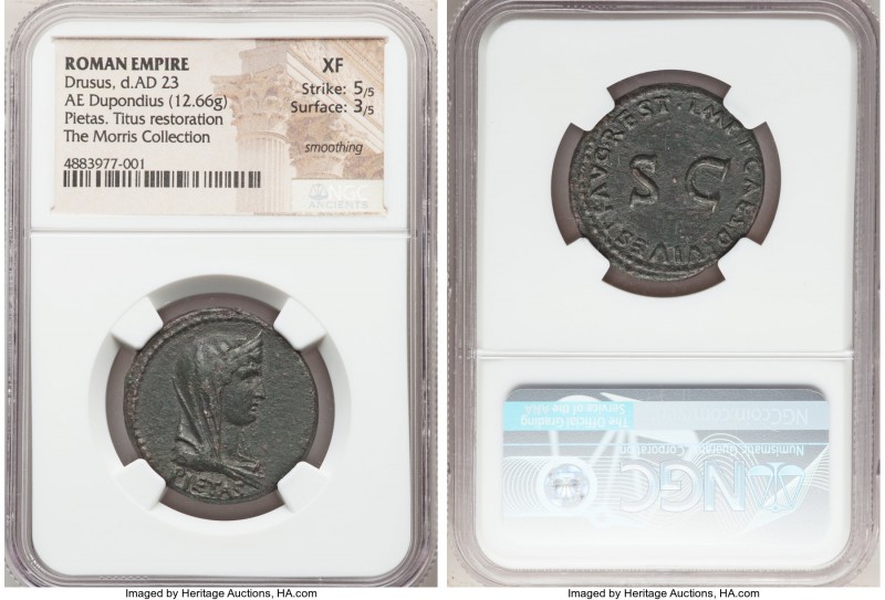 Julia Augusta (Livia). (AD 14-29). AE dupondius (27mm, 12.66 gm, 6h). NGC XF 5/5...