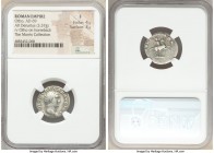 Otho (January-April AD 69). AR denarius (19mm, 3.37 gm, 5h). NGC Fine 4/5 - 3/5. Rome. IMP M OTHO CAESAR AVG TR P, bare head of Otho right / PONT MAX,...