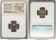 Titus, as Augustus (AD 79-81). AR denarius (18mm, 3.25 gm, 6h). NGC Fine 4/5 - 4/5. Rome, Judaea Capta issue, June-July AD 79. IMP T CAESAR VESPASIANV...