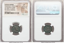 Anonymous (ca. AD 81-161). AE quadrans (17mm, 3.09 gm, 11h). NGC XF 5/5 - 2/5. Helmeted, draped and cuirassed bust of Mars right, seen from behind / C...