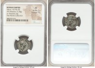 Nerva (AD 96-98). AR denarius (18mm, 3.28 gm, 7h). NGC XF 5/5 - 3/5. Rome, AD 98. IMP NERVA CAES AVG-GERM P M TR P II, laureate head of Nerva right / ...
