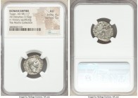 Trajan (AD 98-117). AR denarius (18mm, 3.52 gm, 6h). NGC AU 4/5 - 5/5. Rome, AD 101-102. IMP CAES NERVA TRAIAN AVG GERM, laureate head of Trajan right...