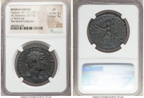 Hadrian (AD 117-138). AE sestertius (34mm, 25.73 gm, 6h). NGC XF 5/5 - 2/5. Rome, AD 122-125. HADRIANVS AVGVSTVS, laureate head of Hadrian right, slig...