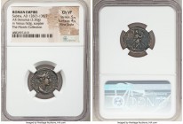 Sabina (AD 128-136/7). AR denarius (20mm, 3.36 gm, 6h). NGC Choice VF 5/5 - 4/5, Fine Style. Rome, AD 128. SABINA AVGVSTA HADRIANI AVG P P, draped bus...