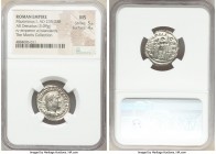 Maximinus I (AD 235-238). AR denarius (21mm, 3.09 gm, 6h). NGC MS 5/5 - 4/5. Rome, AD 237. MAXIMINVS PIVS AVG GERM, laureate, draped and cuirassed bus...