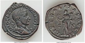 Gordian III (AD 238-244). AE sestertius (31mm, 20.63 gm, 11h). XF. Rome, AD 239. IMP CAES M ANT GORDIANVS AVG, laureate, draped and cuirassed bust of ...