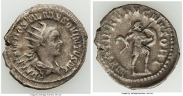 Hostilian, as Caesar (AD 251). AR antoninianus (23mm, 2.98 gm, 6h). VF. Rome. C VALENS HOSTIL MES QVINTVS N C, radiate, draped bust of Hostilian right...