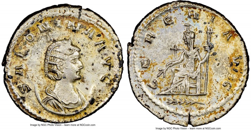 Salonina (AD 254-268). BI antoninianus (21mm, 5h). NGC AU. Antioch, AD 264-265. ...