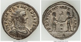 Tacitus (AD 275-276). BI antoninianus (22mm, 3.22 gm, 12h). XF, Silvering. Tripolis, AD 275. IMP C M CL TACITVS P F AVG, radiate, draped and cuirassed...
