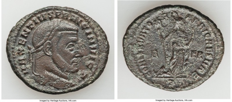 Maxentius, as Princeps and Caesar (AD 307-312). BI follis or nummus (29mm, 9.39 ...